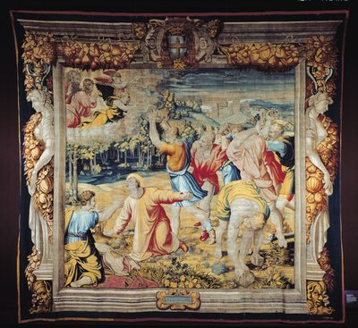 St. Stephen, Woven at the Louvre Workshop of Jean Lefevre by Raffaello Sanzio Raphael